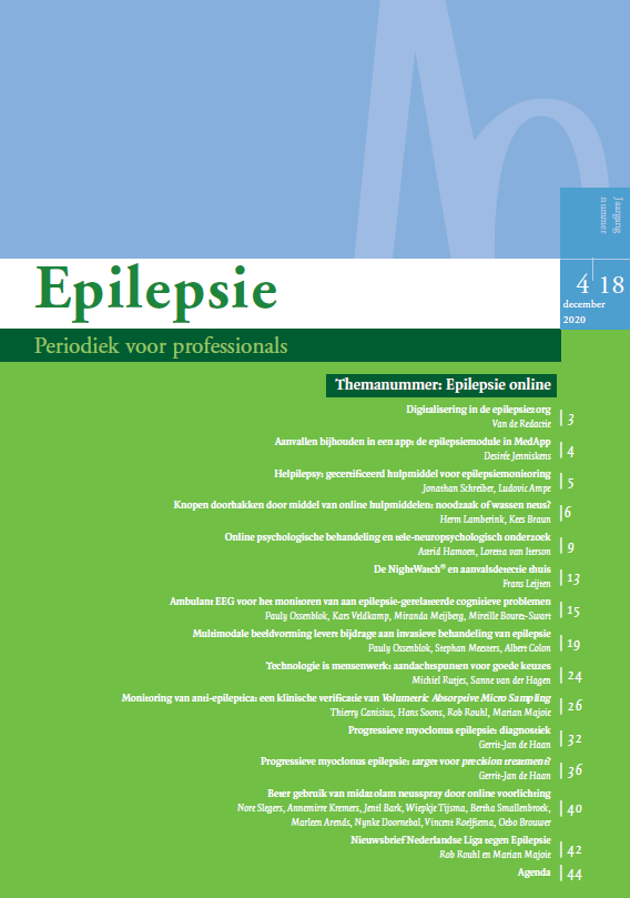 					Toon Vol. 18 Nr. 4 (2020): Themanummer: Epilepsie online
				